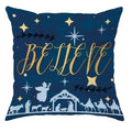 Axyaa Christmas Pillowcase Set for Living Room Sofa and Bedroom Decoration