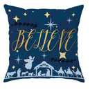 Axyaa Christmas Pillowcase Set for Living Room Sofa and Bedroom Decoration