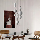 Axyaa Modern LED Glass Ball Pendant Lamp for Kitchen, Bedroom, Dining & Bar Decor