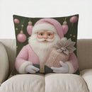Axyaa Pink Gnomes Winter Decor Pillow Cover - Sofa, Bedroom, Car