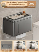 Axyaa Toilet Tissue Box: Wall Mounted Bathroom Paper Storage Rack