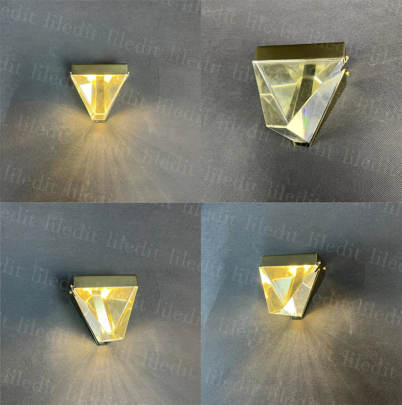 Axyaa Crystal Wall Sconce Lights for Home Decoration