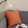 Axyaa Solid Cotton Line Pillow Case Soft Breathable Nordic Decor Pillow Cover