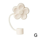 Silicone Straw Cover for Axyaa Tumblers – Cute Cup Topper with Flower Design
