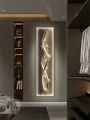 Axyaa Modern Abstract Wall Lamp with Remote Control for Living Room Bedroom
