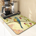 Axyaa Birds Printed Kitchen Coasters Set