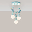 Axyaa Children's LED Carousel Pendant Chandelier for Princess Room & Living Room