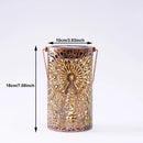 Axyaa Peacock Peony Solar Lantern: Outdoor Flower Garden Light, Waterproof, Auto On/Off.
