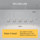 Axyaa Crystal Chandelier LED Light for Living Room, Restaurant, and Bar