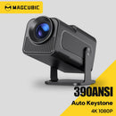 Axyaa Magcubic 390ANSI 4K Android 11 Projector Wifi6 BT5.0 Allwinner H713 Pro Upgrade