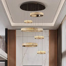 Axyaa Crystal Chandelier Stair Pendant Lamp Living Room Pendant Lights Interior Lighting