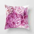 Axyaa Flower Pattern Decorative Sofa Cushion Cover Pillow Pink