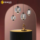 Axyaa Minimalist Glass Chandelier for Elegant Spaces