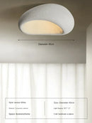 Axyaa Nordic Cream Chandelier, Minimalist Bedroom Ceiling Lights with E27 LED Fixtures