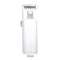 Axyaa Glass Water Bottle: Portable Multi-function Milk Cup for Travel and Sports