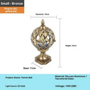Axyaa Outdoor Globe Glass Column Lamp for Garden Pathway Lighting