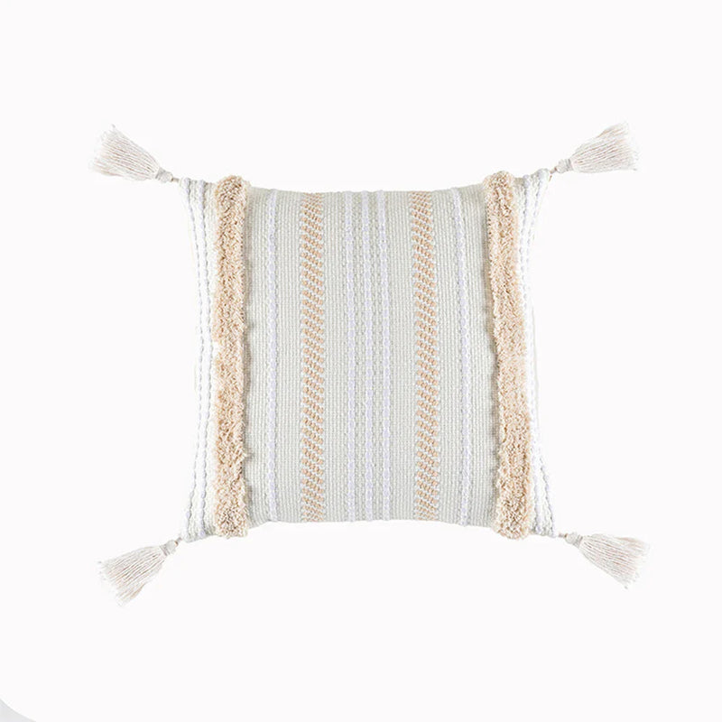 Tufted Rainbow Cushion Cover for Home Decor Axyaa Brand