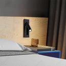 Axyaa Adjustable LED Reading Wall Lamp for Bedroom Bedside Lighting