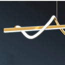 Axyaa Modern Minimalist Rotate LED Pendant Light Dimmable Chandelier for Home Decor