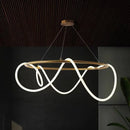 Axyaa Modern Long Hose LED Ceiling Chandelier for Dining Room Kitchen Bar