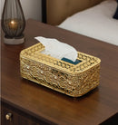 Luxury Golden Tissue Box: Axyaa Nordic Style Creative Home Decor