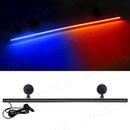 Axyaa Car Strobe Lights 96LED Flashing Windshield Bar in Red Blue Amber White Green