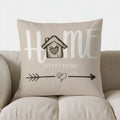Axyaa House & Heart Decor Cushion Cover for Sofa Bedroom Car