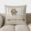 Axyaa House & Heart Decor Cushion Cover for Sofa Bedroom Car