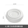 Axyaa Round Dim Sum Plate for High-end Dining Experience