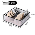 Axyaa Wardrobe Organizer Box Set for Clothes, Bras, Underwear, Socks - Breathable Mesh Bags
