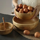 Axyaa Bamboo Handmade Large Salad Ramen Bowl Household Tableware