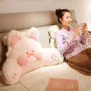 Axyaa Meow Cushion Bedhead Backrest Pillow - Large Bedroom Backrest Cushion