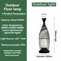 Axyaa Chinese Iron Courtyard Garden Floor Lamp - Outdoor Atmosphere Lighting