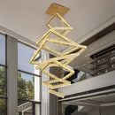 Axyaa Crystal Chandeliers: Modern LED Ceiling Hanging Lights for Living Room