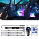 Axyaa Symphony RGB Ambient Car Foot Lights LED Interior Decor Wireless Remote App Control