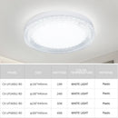 Axyaa Ultra Thin Round Crystal Ceiling Lamp - Cool White Light