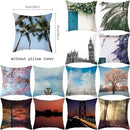 Axyaa Natural Scenery Flowers Cushion Cover Pillowcase Decor for Home Sofa