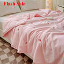 Axyaa Embroidered Washed Cotton Quilt - Machine Washable Summer Quilt