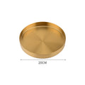 Axyaa Gold Nordic Ins Style Desktop Tray Jewelry Organizer Dish Home Decor