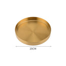 Axyaa Gold Nordic Ins Style Desktop Tray Jewelry Organizer Dish Home Decor