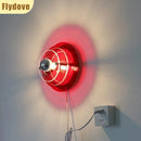 Axyaa Nordic Bauhaus UFO Wall Lamp - Minimalist Disc Atmosphere Lighting