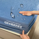 Axyaa Quilted Mattress Protector: Waterproof, Non-Slip, Breathable, Anti-Mite, Anti-Bacterial