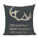 Axyaa Nordic Wildlife Cushion Covers 45x45cm Square Printed Pillow Case
