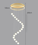 Axyaa Modern LED Pendant Chandeliers for Home Decor Lighting