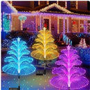 Axya Solar Jellyfish Garden Lights: 7 Color Changing Outdoor Flowers