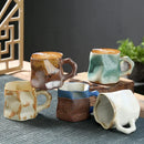 Axyaa Ceramic Coffee Cups Retro Coarse Pottery Creative Mugs Office Gifts Decoration