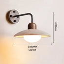 Axyaa Minimalist Soft Decoration Wall Lamp | Nordic Japanese Wabi Sabi Design