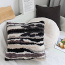 Axyaa Gradient Imitation Rabbit Fur Cushion Cover 45x45cm - Super Soft Home Decor