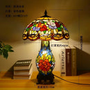 Tiffany Dragonfly Table Lamp Flower Art Deco by Axyaa