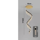 Axyaa Modern LED Chandeliers for Living Room Staircase Pendant Light Indoor Lighting